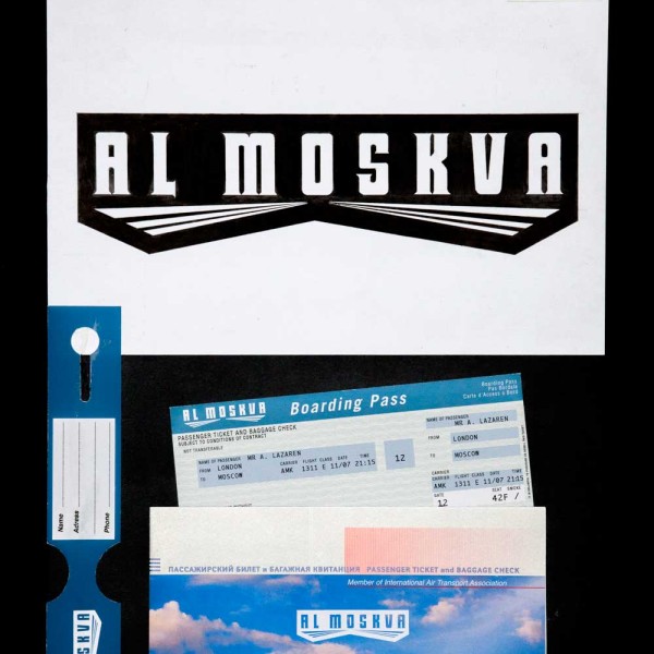 Identity for Russian airline in BIRTHDAY GIRL