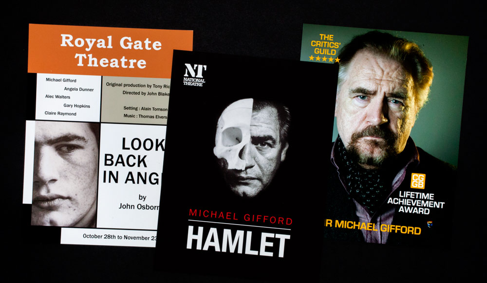 Stage posters in THE CARER